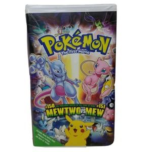 Pokemon the First Movie VHS - Bonus Footage - #150 #151 MEWTWO vs. MEW